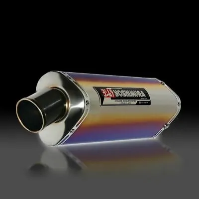 Yoshimura Exhaust Titanium Blue Tri-Oval Bolt On Road Legal GSX-R1000 2001-2002 • $833.04