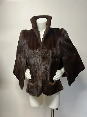 100% Authentic Mink Fur Cape Bolero Real Mink Animal Fur • $899