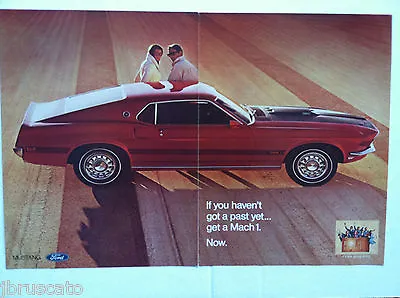 1965 MUSTANG FASTBACK MACH 1 302/351/428/429/V8 FULL 2-PAGE RARE Original AD • £8.63