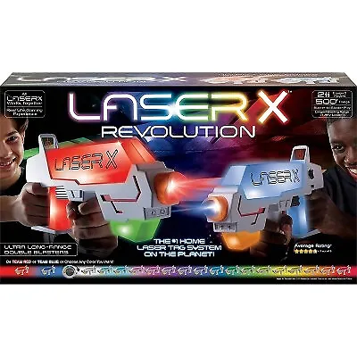 Laser X Revolution Two Player Long Range Laser Tag Gaming Blaster Set • $18.99