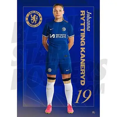 Chelsea WFC Rytting-Kaneryd 23/24 Poster OFFICIALLY LICENSED PRODUCT A4 A3 • £25