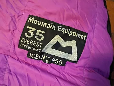 Mountain Equipment Everest Sleeping Bag Iceline 950 • £120