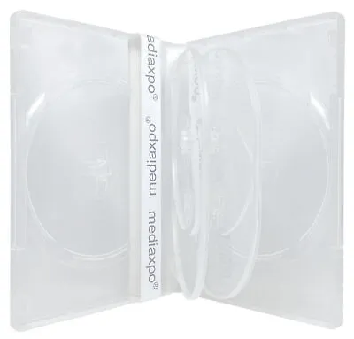 22mm Clear 6 Discs DVD Case Lot • $20.95