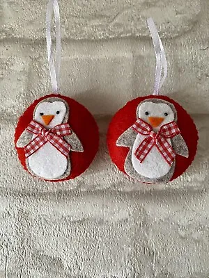 Handmade Christmas Decorations Set Of 2 • £4