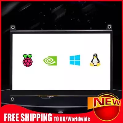 7 Inch IPS Touch Screen LCD Display 1024×600 Resolution Useful For Raspberry Pi • £42.35