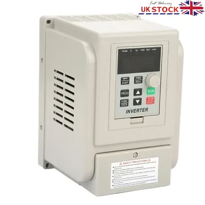 £77.59 • Buy 3HP 2.2KW Single To 3Phase VFD Variable Frequency Drive Inverter Speed Converter