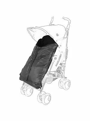 £80 • Buy Maclaren Expandable Footmuff In Black
