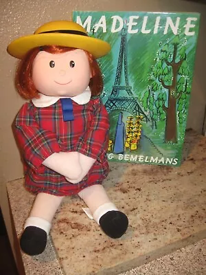 Vintage 1998 Madeline Talking Doll With Her Childrens Book- 16  • $24.99