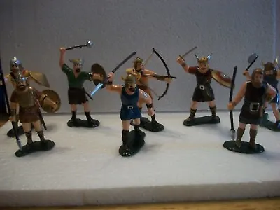 Warriors Of The World By Marx Vikings Set Of 8 • $110