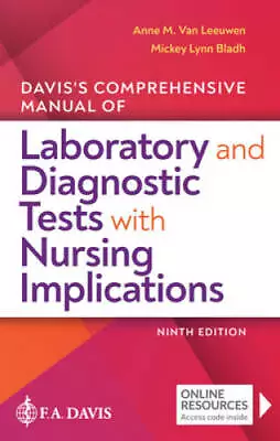 Davis's Comprehensive Manual Of Laboratory And Diagnostic Tests With Nurs - GOOD • $10.08