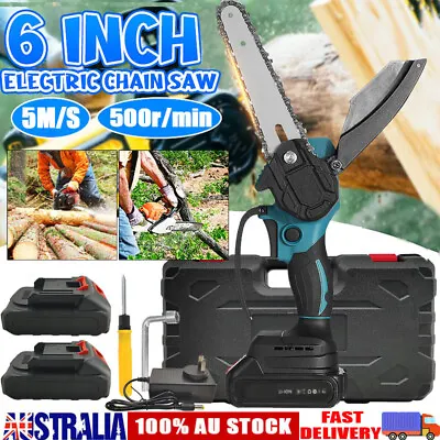 6'' Cordless Wood Cutting Saw Electric Chainsaw Battery Charger For Makita 18V • $59.99