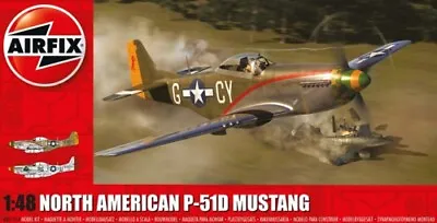 Airfix 1/48 North American P-51d Mustang (plastic Kit) A05131a • £23.09