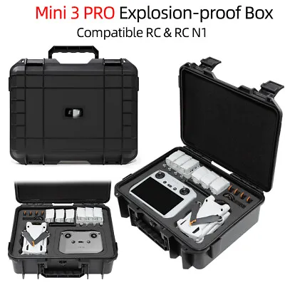 $51.19 • Buy For DJI Mini 3 Pro Drone&Accessories Hard Protective Storage Bag Carrying Case