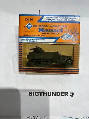 Roco Minitanks 1/87 WWII US M 3 Halftrack Standard # Z-280 • $17.99