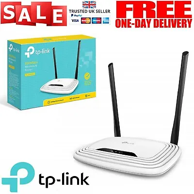 £22.99 • Buy TP-Link Wireless Internet Router WiFi Booster 300Mbps Signal Range Extender
