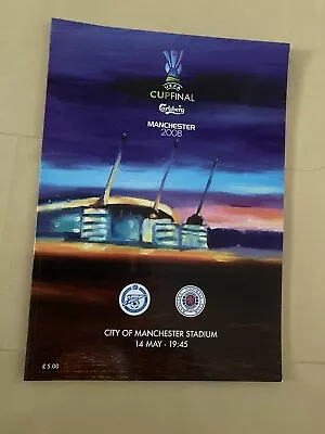 G. Rangers V F.C Zent St. Petersburg 2008 UEFA Cup Final Programme. • £3