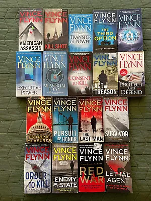 Vince Flynn BOOKS U Choose  3.75 TO 4.50 PB Discount W/multiple COVER MAY VARY • $3.75