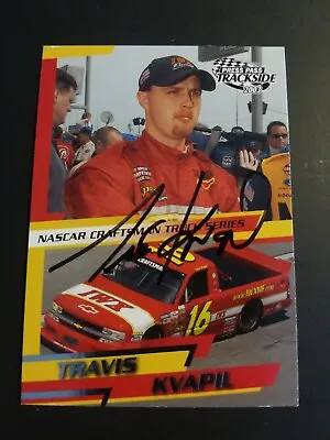 $4.95 • Buy Travis Kvapil 2003 PressPass Nascar Truck Racing #50 Autographed Card