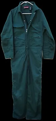 Craftsman Long Sleeve Coveralls Green Men Utility Work Wear Big & Tall Size Med • $29.99
