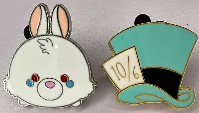 Disney Trading Pin Mad Hatter Alice In Wonderland Top Hat 2012 White Rabbit Tsum • $11.20