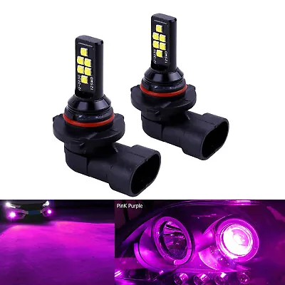 2x 9005 HB3 LED High Beam Daytime Running Light Bulb DRL Lamp Pink Purple • $17.99