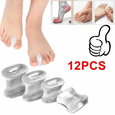 Gel Toe Separator Big Toe Separator Toe Pad Bunion CorrectorgelFoot Pad12 Pieces • $8.79