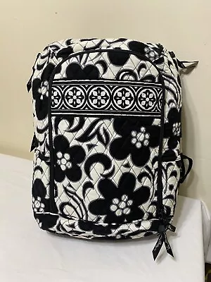 Vera Bradley Campus Laptop Backpack In Night & Day W/ Black Interior - NWT - • $59