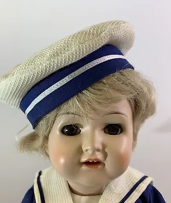 Reproduction Of Antique Walterhauser Doll By Wernicke K&W Mariner Sailor Boy 17” • $55.25