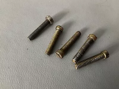 5 X Meccano Brass Finish 3/4 Inch Cheesehead Bolts Part 111 • £1.50