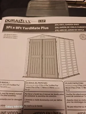 5x8 Yardmate Plus Storage Shed • $750