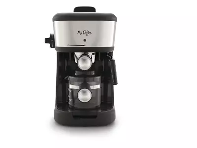 Mr. Coffee® 4-Shot Steam Espresso Cappuccino And Latte Maker In Black Practical • $71.89