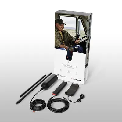 WeBoost Drive Sleek OTR 470235 Vehicle Cell Phone Signal Booster For Trucks • $279.99