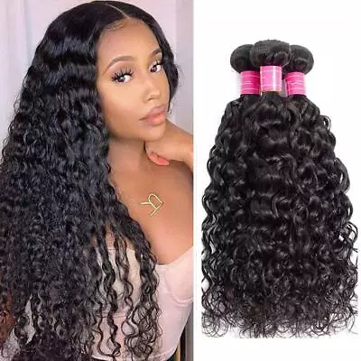 UNice Malaysian Natural Wave Human Hair Extensions 1/3 Bundles Virgin Hair Weave • $51.70