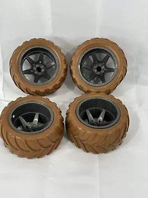 Ford F-150 Mud Slinger RC Tires W/ Screws F150 Mudslinger By New Bright • $25