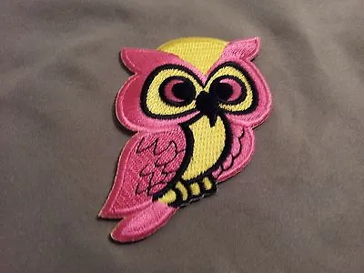 $4 • Buy Pink Owl Embroidered Patch