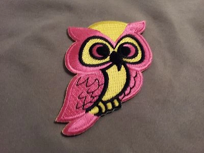 $4 • Buy Pink Owl Embroidered Patch