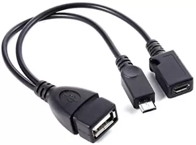 Micro USB Host OTG Cable With USB Power For Samsung / HTC / Nexus / LG Phones • $2.64