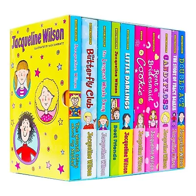 Jacqueline Wilson 10 Books Set Childrens Paperback Tracy Beaker Butterfly Club • £18.99