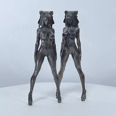 4.7 In Copper Antique Egyptian Queen Nude Female Figure Statue Home Office Decor • $36.99