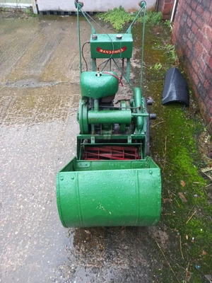 £60 • Buy Ransomes Sims & Jefferies Vintage Petrol Cylinder Lawnmower Parts Spares Project