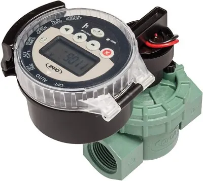 Battery Operated Sprinkler Timer With Valve (57860) Rain Sensor Compatible Green • $488
