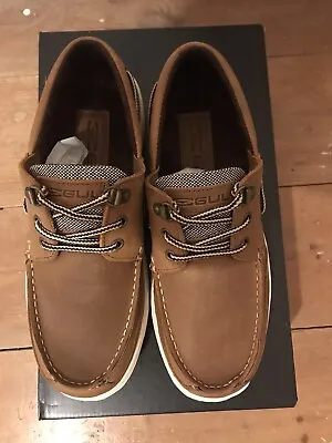 Womens Gul Falmouth Leather Sailing/walking/sport Deck Shoes Tan Uk5 Boxed • £25