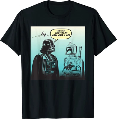 $18.99 • Buy Star Wars Funny Darth Vader And Boba Fett Comic T-Shirt  Size S-5XL