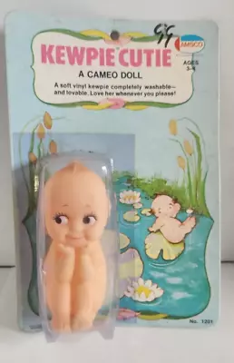 Vintage 1974 Amsco Kewpie Cutie Cupid Love Cameo Doll NIP #1201 Milton Bradley • $25.22