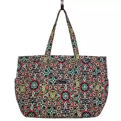 Vera Bradley Get Carried Away Tote Sierra Retired Pattern 2015 • $120