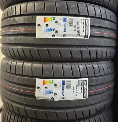 2x Bridgestone Potenza Sport 225/40 Zr18 Xl 92y Uhp Car 225 40 18 2254018 D+a • £219.99