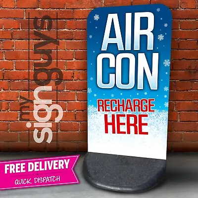 Air Conditioning Aboard Pavement Sign A Board Air Con Recharge Garage MOT • £84.99