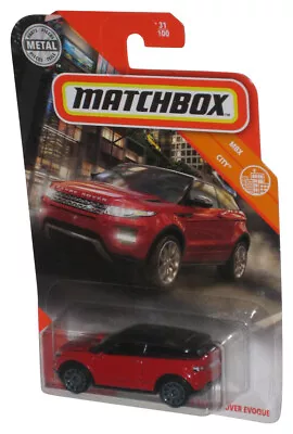 Matchbox MBX City (2019) Red 2014 Range Rover Evoque Toy Car 31/100 • £14.30