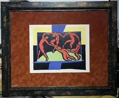 Henri MATISSE Original C.1939 Color Lithograph DANCERS Danse Fine Art Framed • $1800