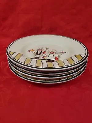 $40 • Buy Set Of 4 HD Designs Le Chef Dinner Plates Certified International